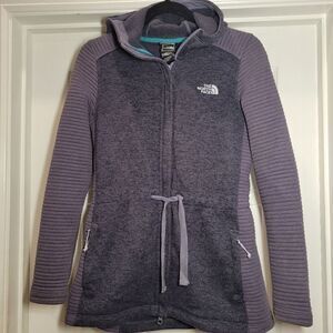 The North Face fleece zip hoodie, small
